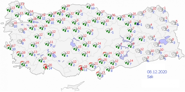 Soğuk ve yağışlı hava geliyor